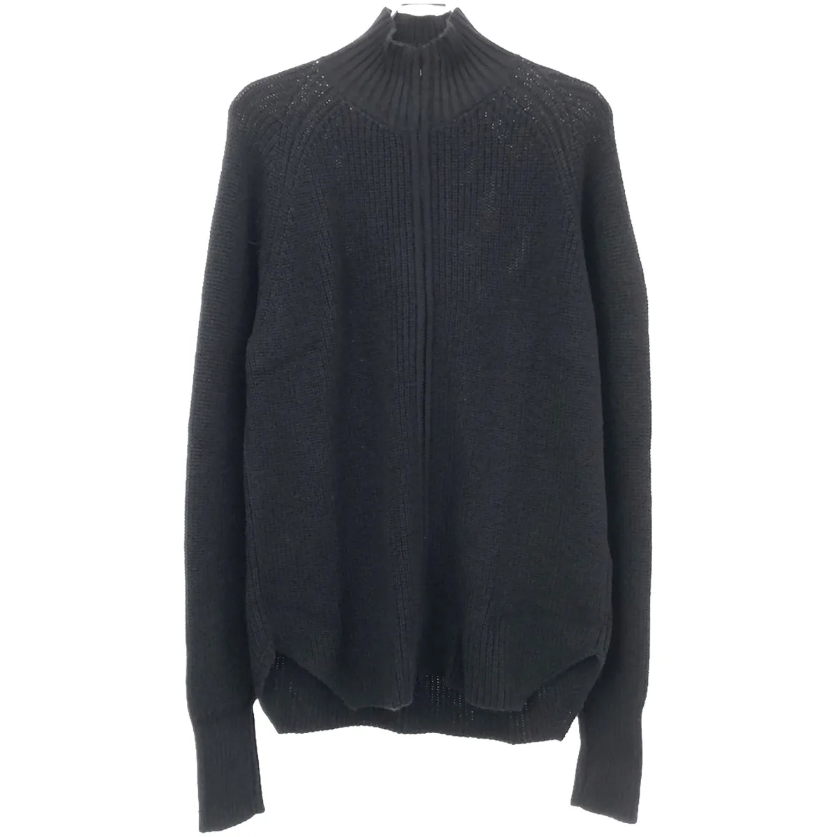 Yohji Yamamoto レギュレーション ヨウジヤマモト メン 19AW ジップアップニットセーター HC-K52-883