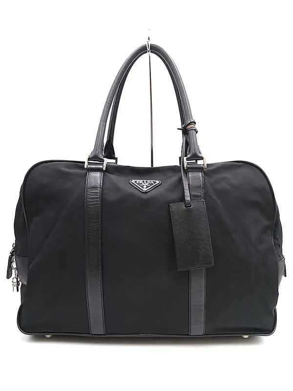 PRADA プラダ VS0069 レザーコンビナイロンビジネスバッグ