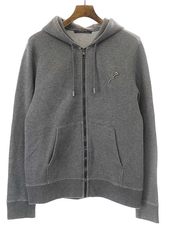 LOUIS VUITTON ルイヴィトン 20AW STAPLES EDITION ダブルフェイストラベルフーディー パーカー