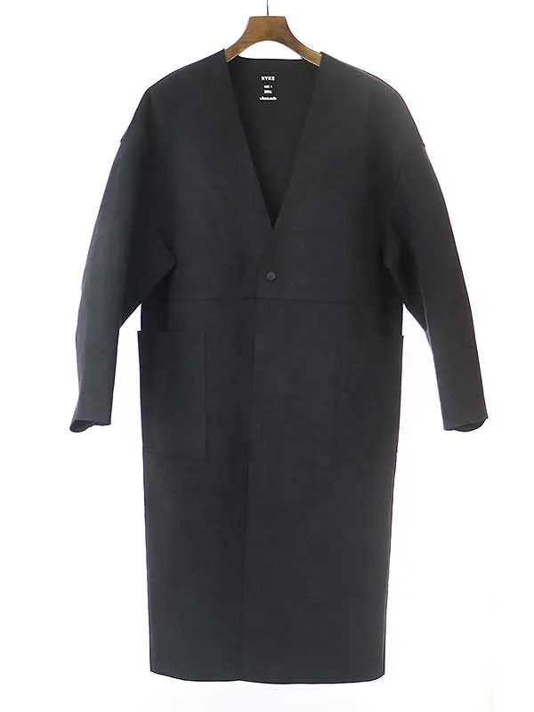 HYKE ハイク 21AW ULTRASUEDE COAT ウルトラスエードコート