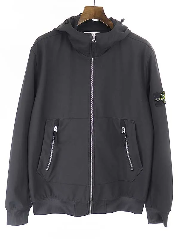 STONE ISLAND ストーンアイランド 21SS ソフトシェルジップアップフーデッドブルゾン