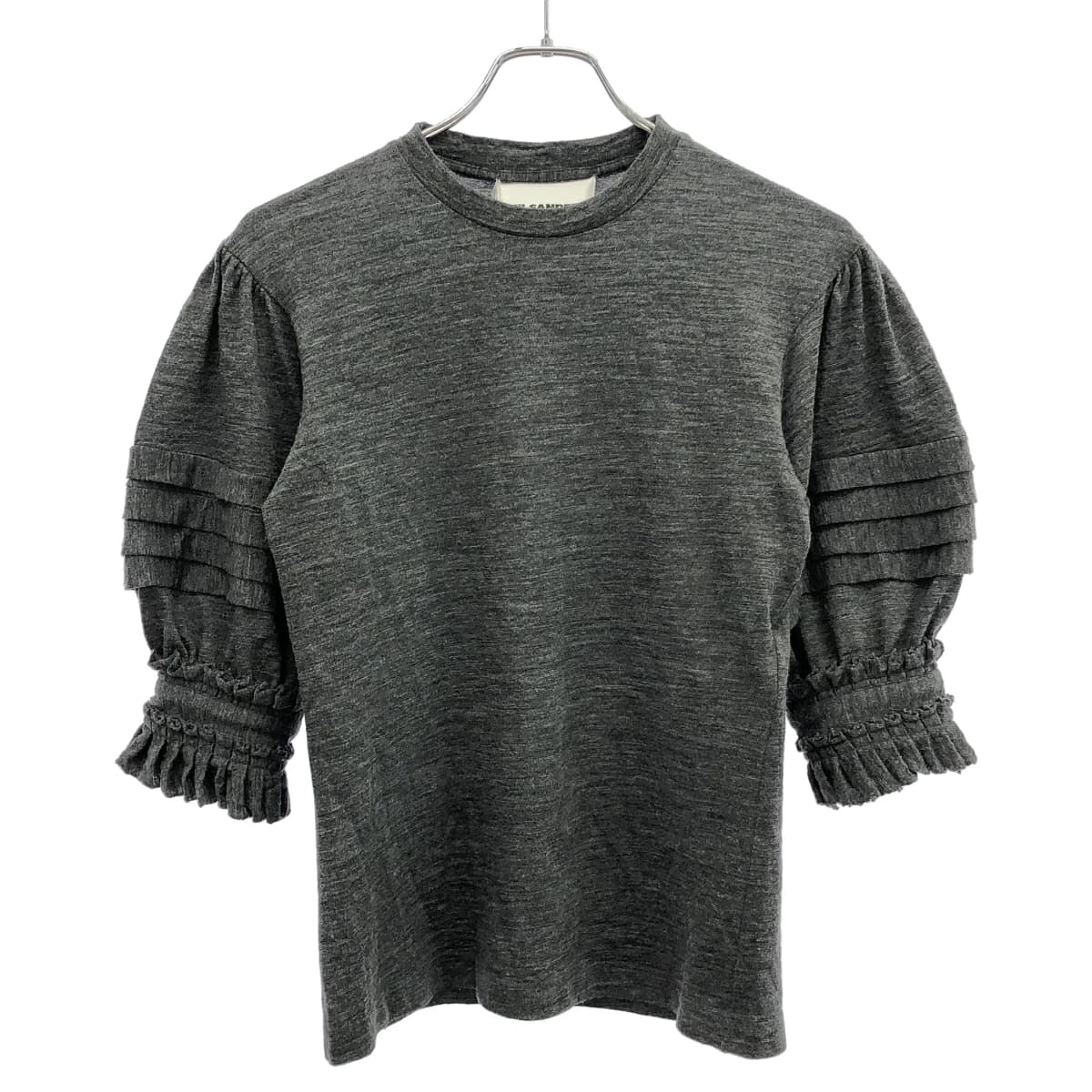 JIL SANDER ジルサンダー 25AW TOP CN SS ハーフスリーブニット トップス J02NF0011 J41422