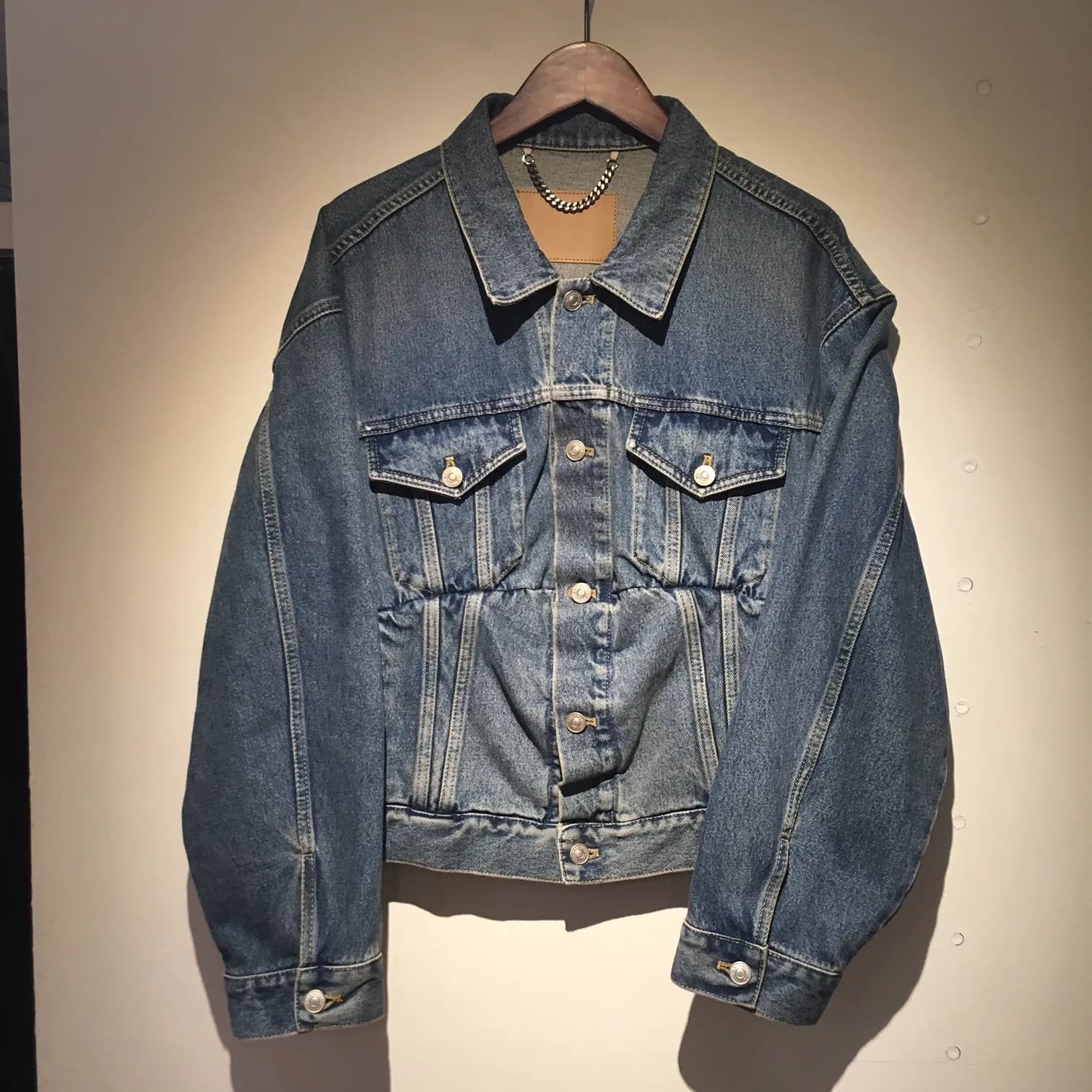 BALENCIAGA BALENCIAGA 16AW SWING DENIM JACKET