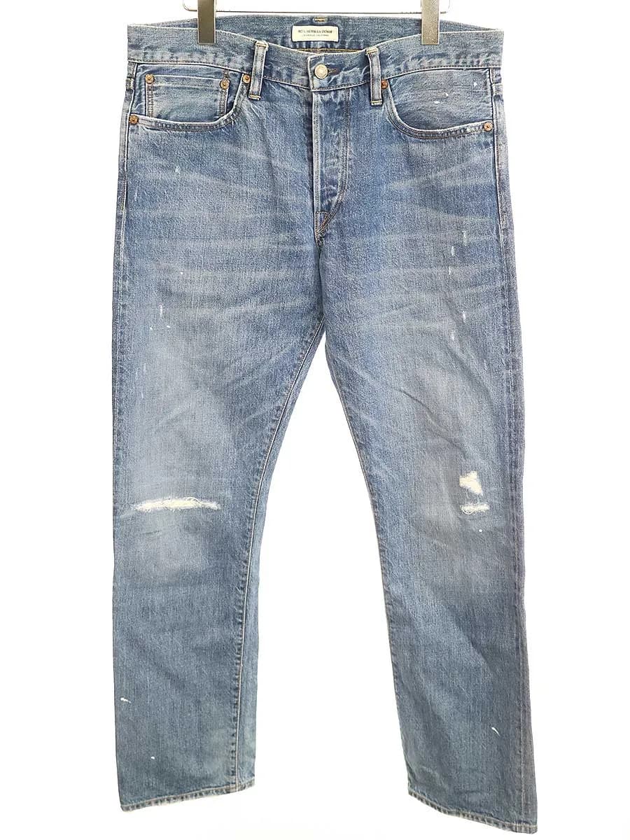 Ron Herman ロンハーマンデニム 15SS ペンキダメージ加工デニムパンツ