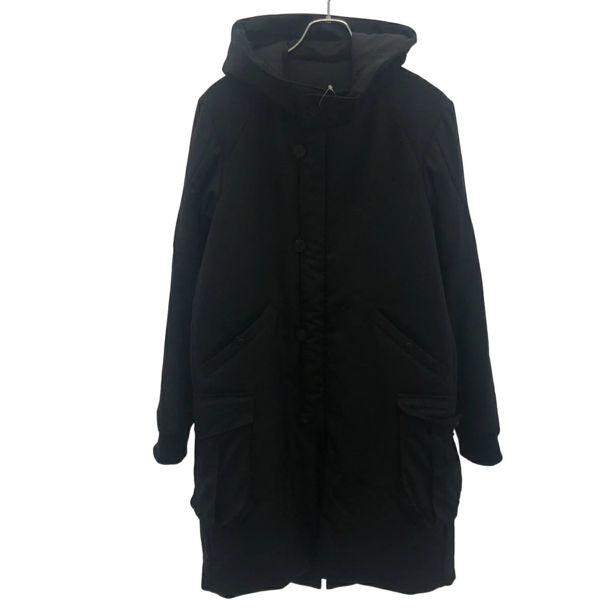 DEVOA デヴォア Wool Super120s thinsulate paded ウールフーデッドコート
