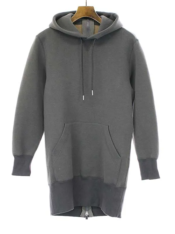sacai サカイ 23AW Sponge Sweat Hoodie スポンジスウェットロングパーカー