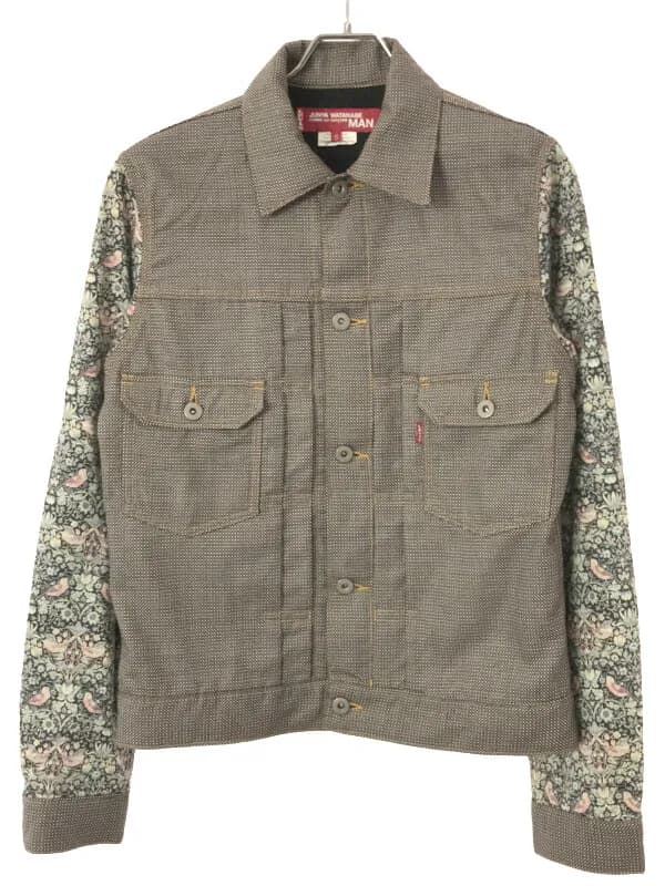 JUNYA WATANABE ジュンヤワタナベ コムデギャルソンマン × リーバイス 袖切替エルボーパッチジャケット
