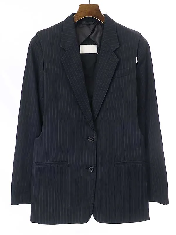 Maison Margiela メゾン マルタン マルジェラ 05SS スリーブデザインストライプテーラードジャケット