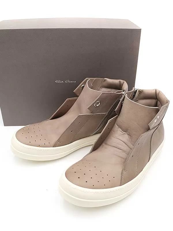 Rick Owens リックオウエンス 16SS ISLAND DUNK アイランドダンク サイドジップスニーカー