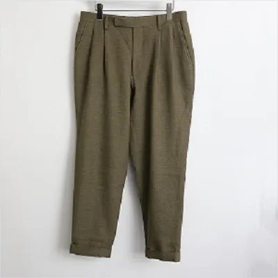 COMOLI COMOLI 15AW Wool Linen 2tuck Pants