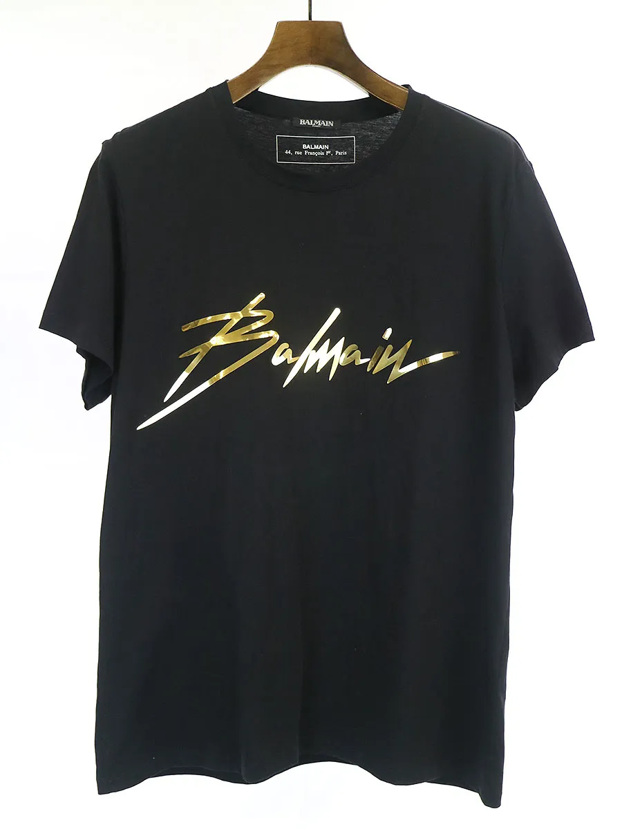 BALMAIN HOMME バルマン オム ミラーロゴTシャツ