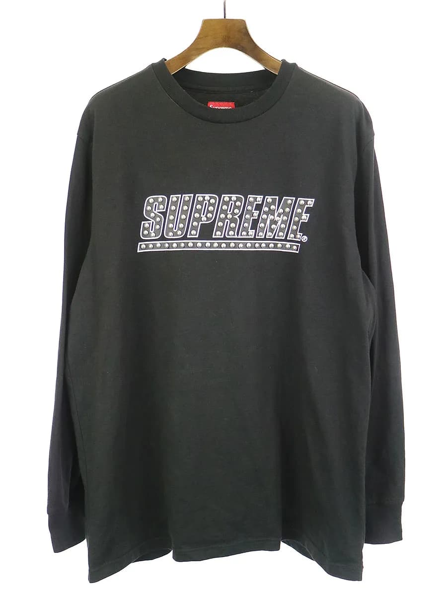 Supreme シュプリーム 20SS Studded L/S スタッズロゴロングスリーブカットソー