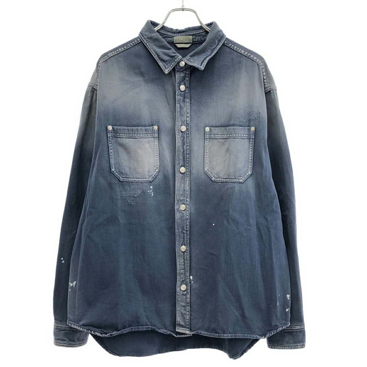 Christian Dior ディオール 19AW Raymond Pettibon レイモンドペティボン モナリザエンブロイダリーデニムシャツ 943D584A205X
