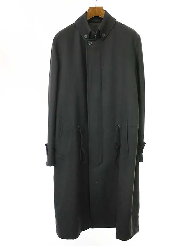 Yohji Yamamoto ヨウジヤマモト プールオム 22AW アーミーギャバジンロングコート