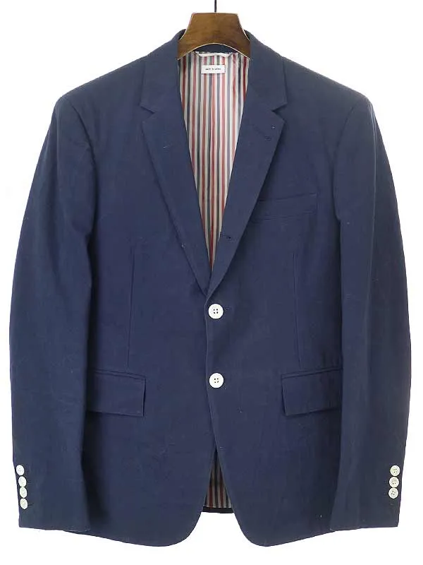 THOM BROWNE トムブラウン コットンテーラードジャケット