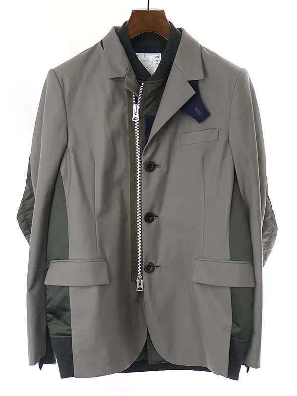 sacai サカイ 23SS Suiting Jacket ドッキング3Bジャケット