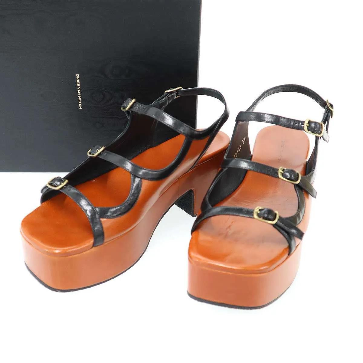 DRIES VAN NOTEN ドリスヴァンノッテン 20SS プラットフォームサンダル WS27/163/H20