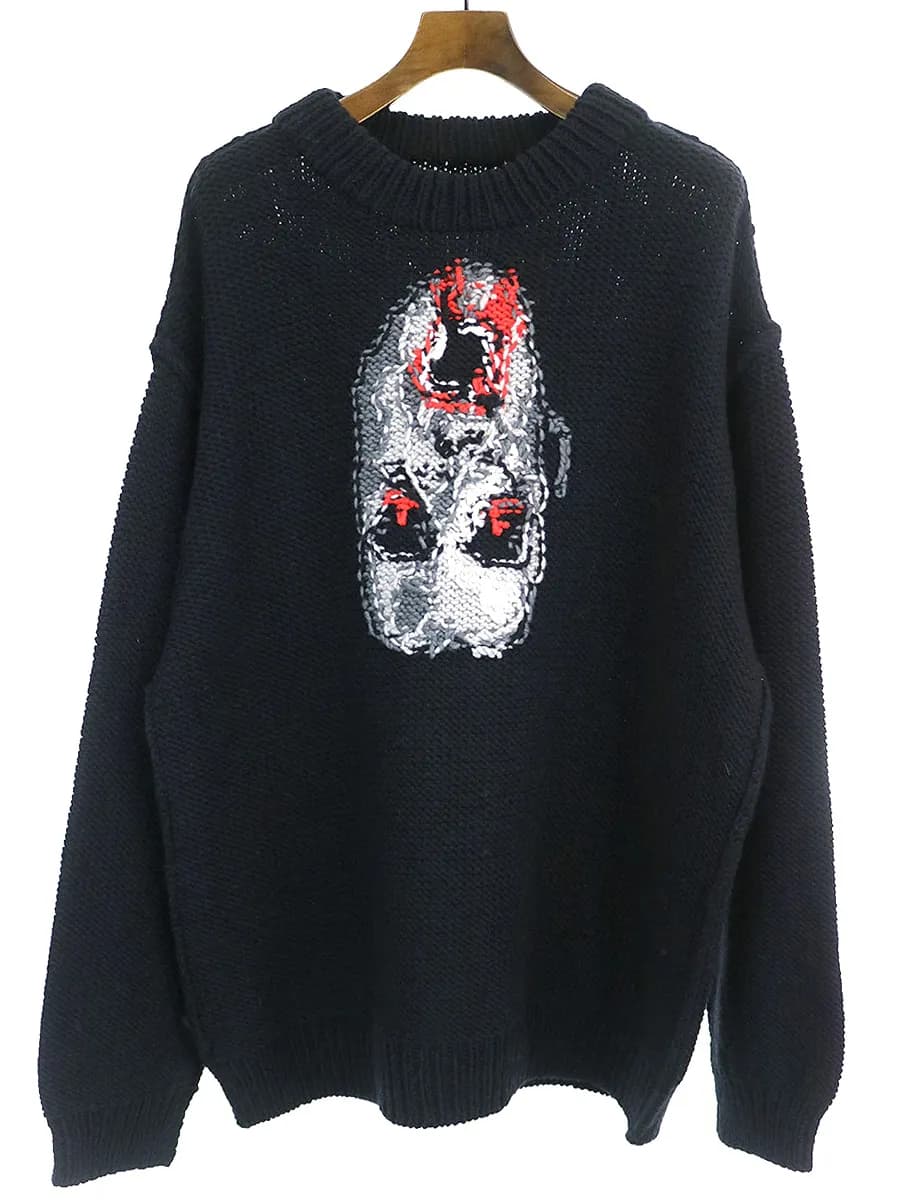 doublet ダブレット 19AW ピエロジャカードオーバーサイズニットセーター