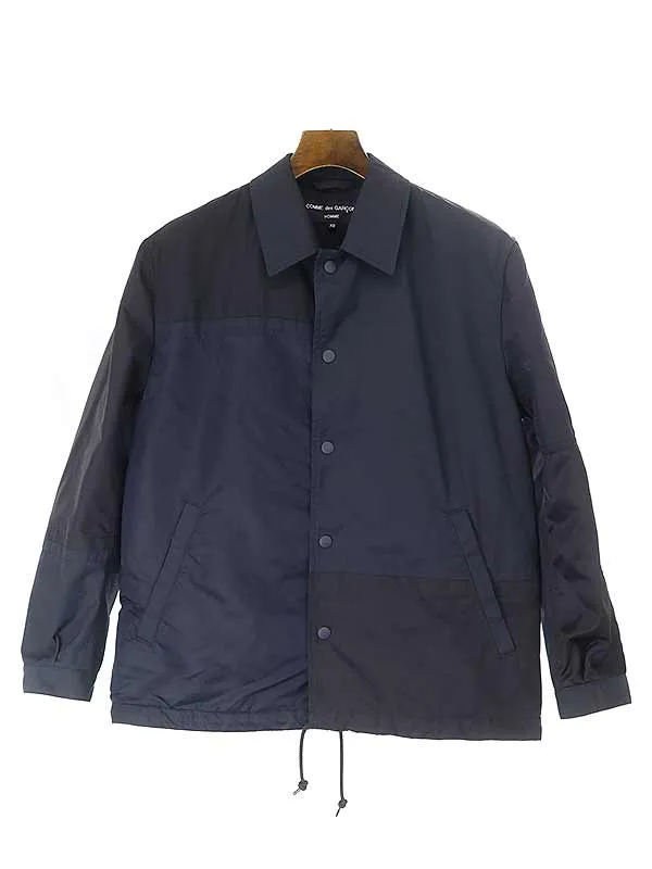 COMME des GARCONS コムデギャルソンオム 20AW コットンエステルタッサー切替コーチジャケット
