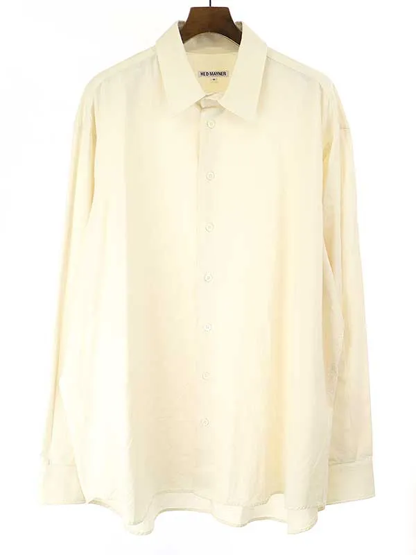 HED MAYNER ヘドメイナー OPEN BACK SHIRT オープンバックシャツ