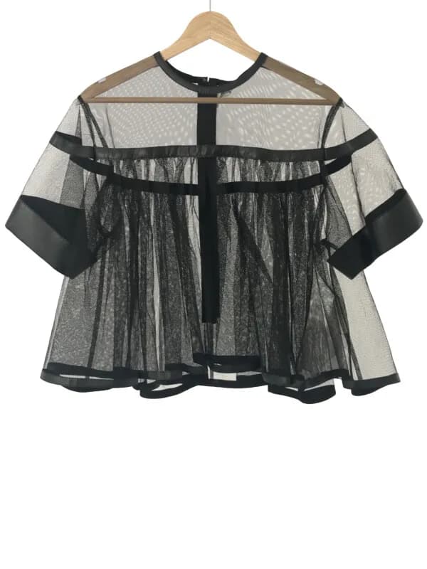 noir kei ninomiya ノワール ケイ ニノミヤ 18SS チュールブラウス