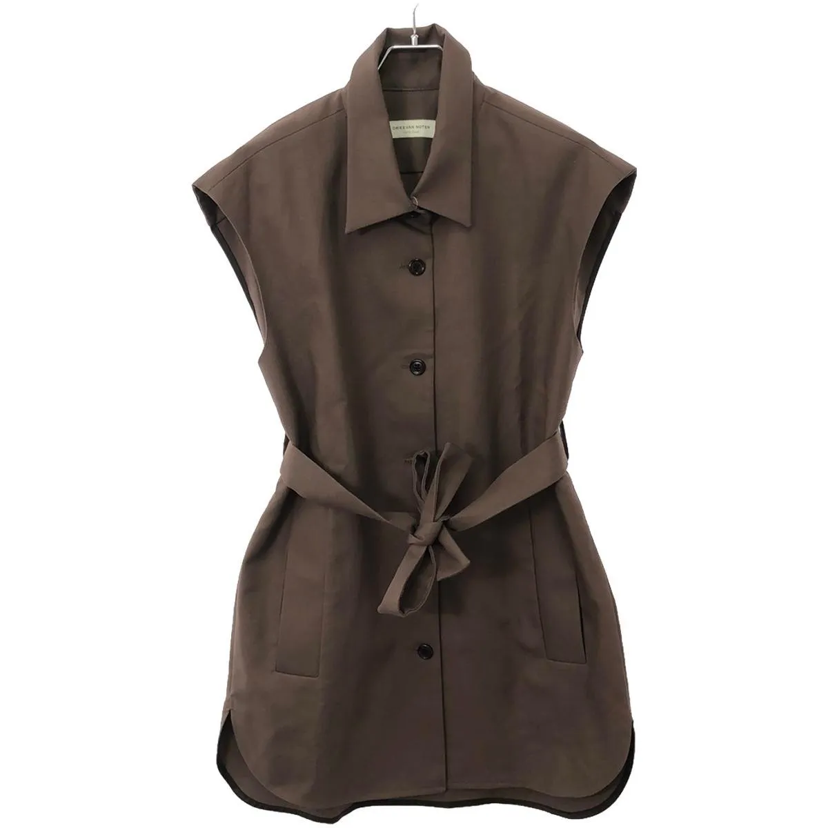 DRIES VAN NOTEN ドリスヴァンノッテン 23SS VARONA コットンベルテッドジレベストジャケット