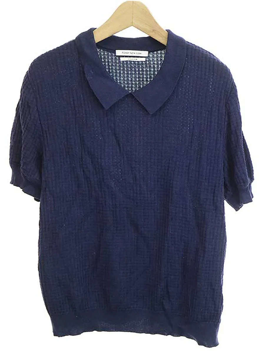FOXEY フォクシー NEW YORK ニットポロ