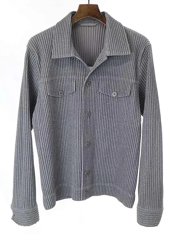 ISSEY MIYAKE オム プリッセ イッセイ ミヤケ 22SS HEARTHER プリーツトラッカージャケット