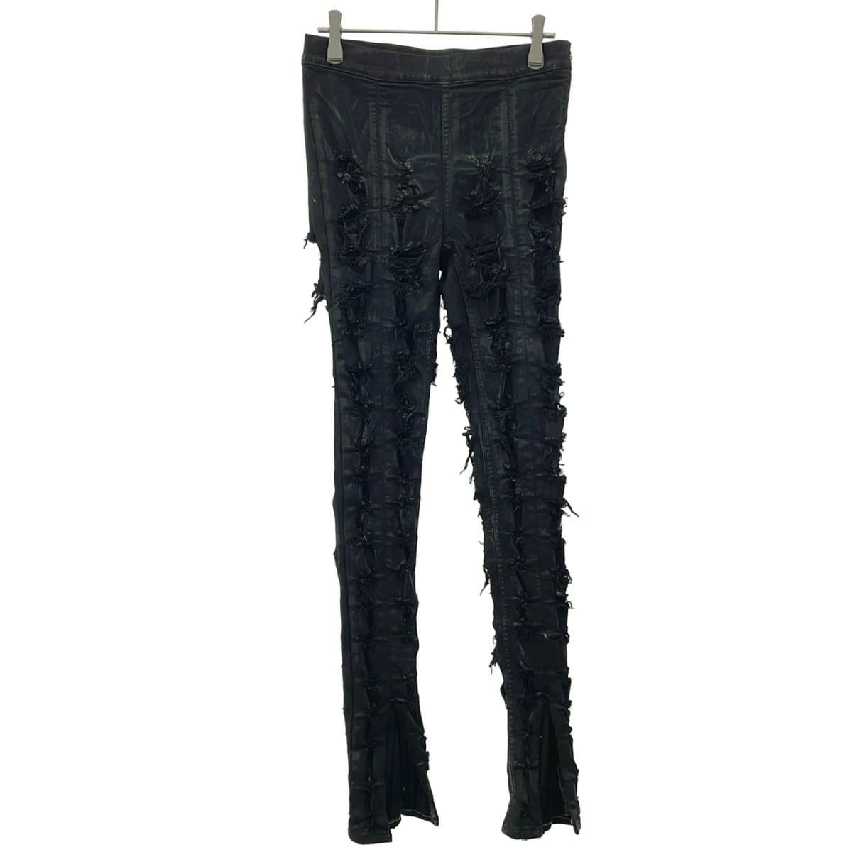 Rick Owens ダークシャドウバイリックオウエンス 23AW デストロイダメージレギンスパンツ DS02C5317-SBFLS