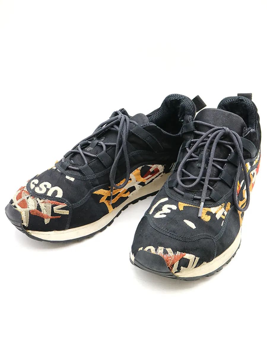 doublet ダブレット 17AW CHAOS EMBROIDERY SNEAKER スニーカー