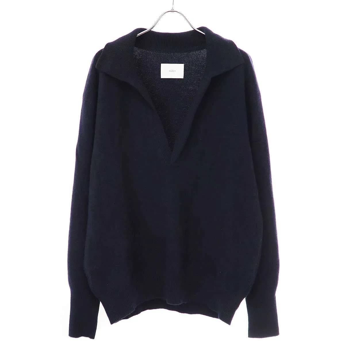 stein シュタイン 24AW EXTRA FINE WOOL KNIT SKIPPER LS スキッパー ウールニットセーター