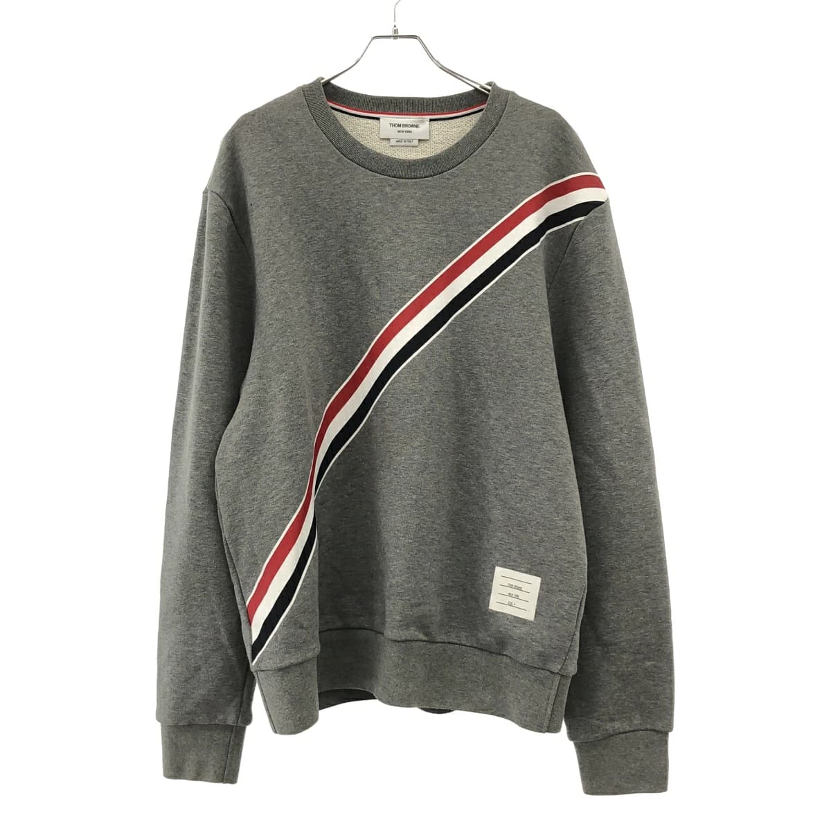 THOM BROWNE トム ブラウン トリコロールラインスウェットトレーナー MJT276A-03377035