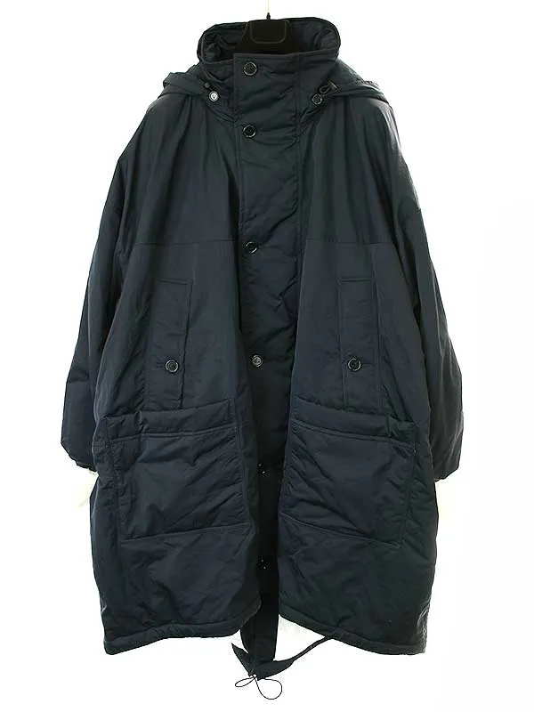 BOTTEGA VENETA ボッテガヴェネタ 23AW TECH NYLON PARKA フーデッドパテッドロングコート