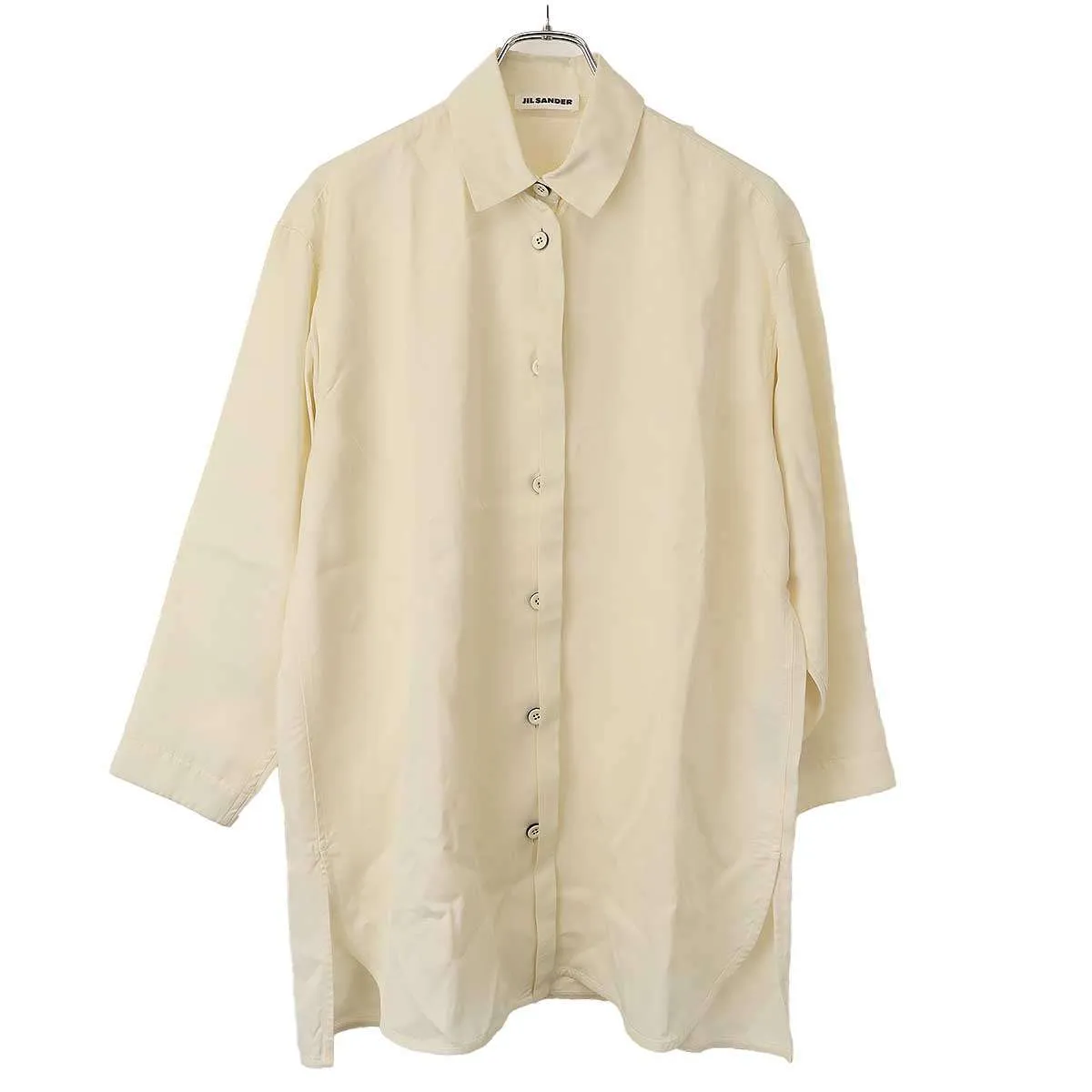 JIL SANDER ジルサンダー 23SS SHIRT 38 七分袖 レーヨンシャツ J02DL0122 J65086