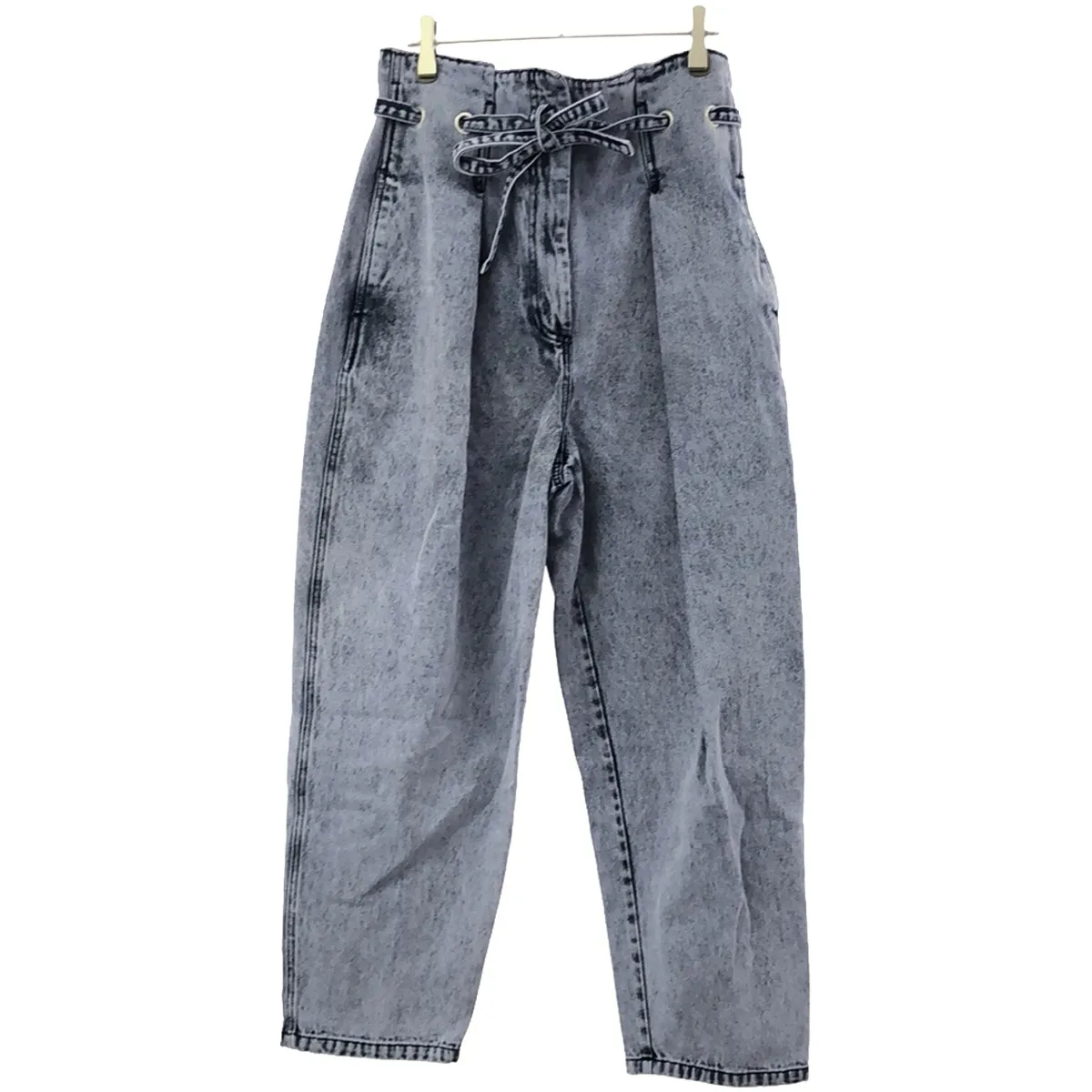 3.1 Phillip Lim スリーワンフィリップリム 23SS 製品染めクロップドデニムパンツ