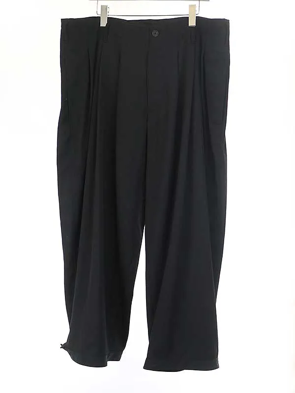 Yohji Yamamoto ヨウジヤマモトプールオム 20SS ウールギャバジン12タックパンツ