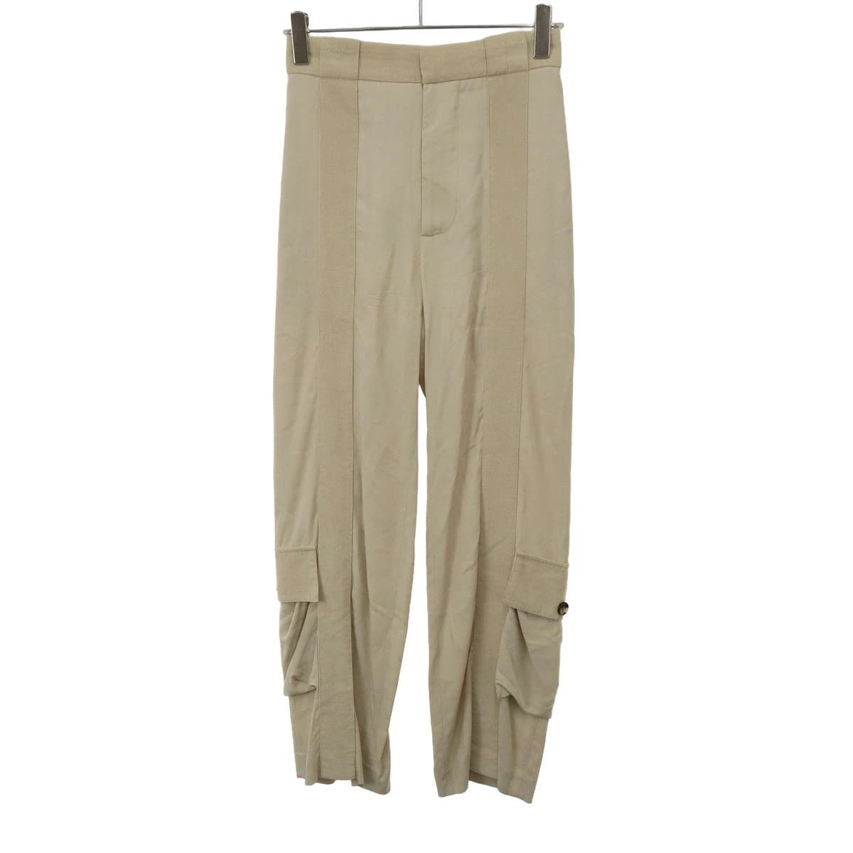 BOTTEGA VENETA ボッテガヴェネタ 20SS コーデュロイパネルアクセント トラウザーパンツ 612068 VKND0