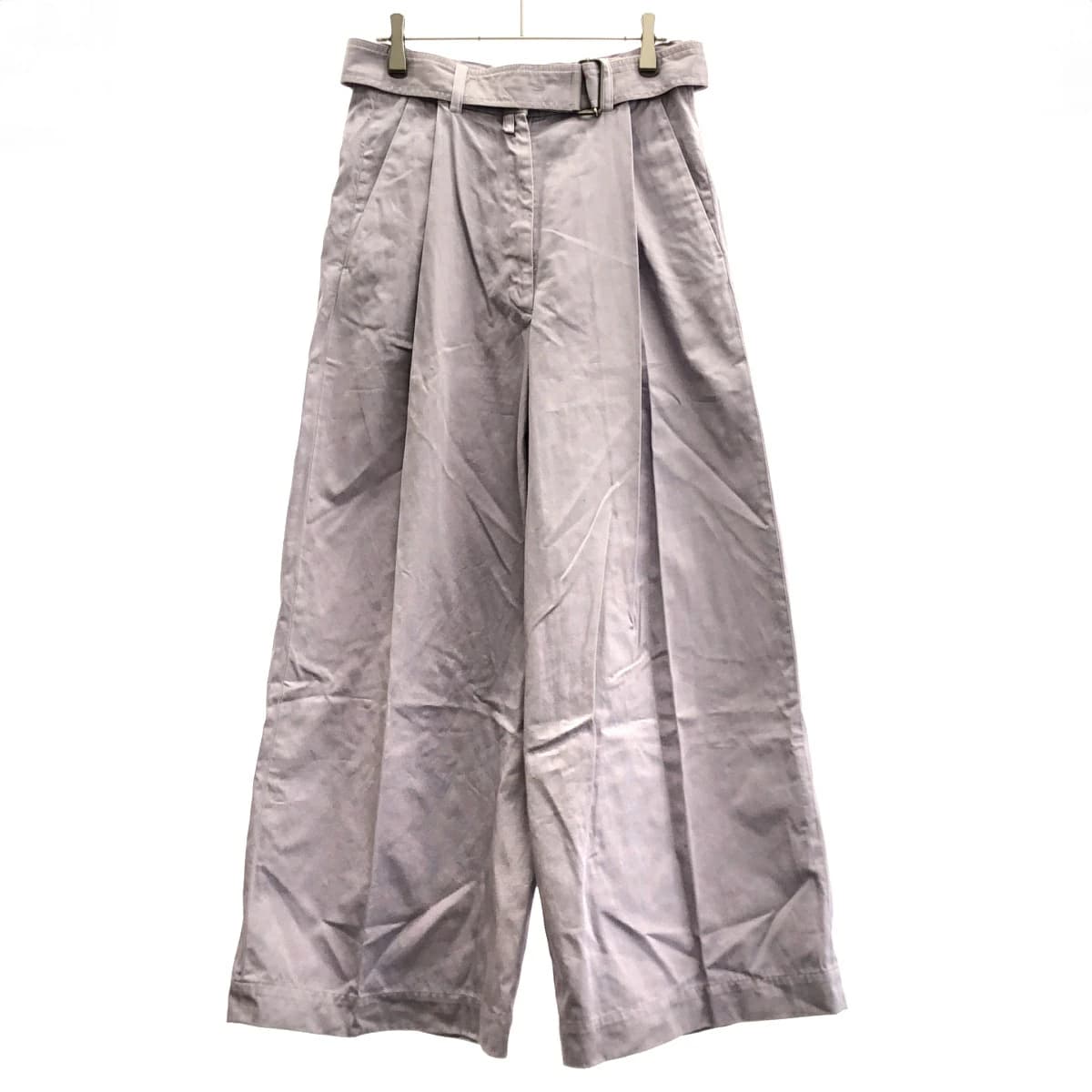 DRIES VAN NOTEN ドリスヴァンノッテン ベルテッドタックワイドパンツ