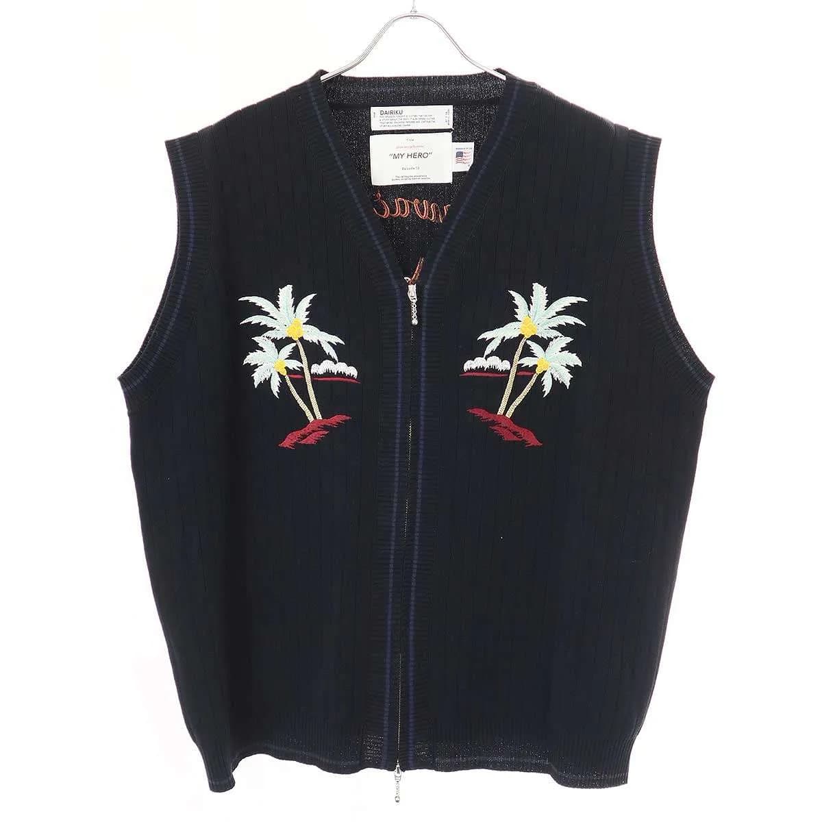 DAIRIKU ダイリク 24SS Hawaii Zip Up Knit Vest ハワイジップアップニットベスト