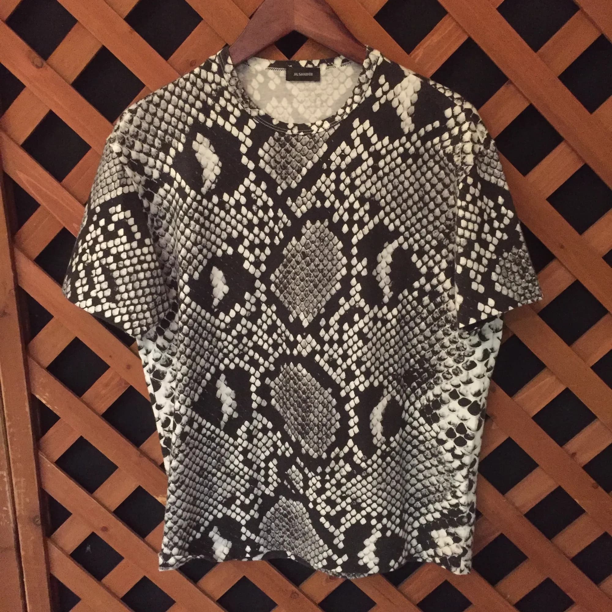 JIL SANDER JIL SANDER 12SS パイソン柄ストレッチTシャツ XS