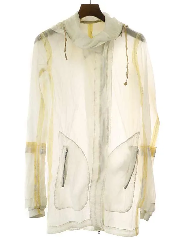 CAROL CHRISTIAN POELL キャロルクリスチャンポエル 2009AW オーバーロックフーデッドナイロンロングジャケット