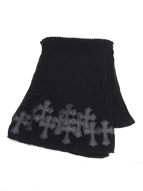 CHROME HEARTS クロムハーツ セメタリークロスパッチコットンロングストール