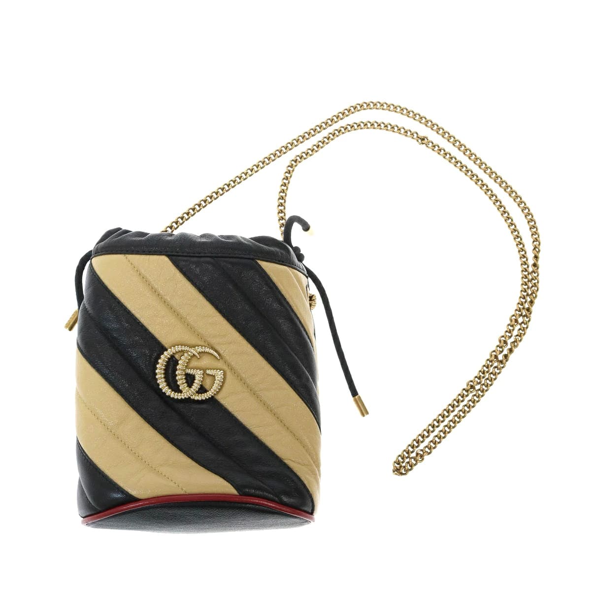 GUCCI グッチ GGマーモント ミニバケット ショルダーバッグ 573817