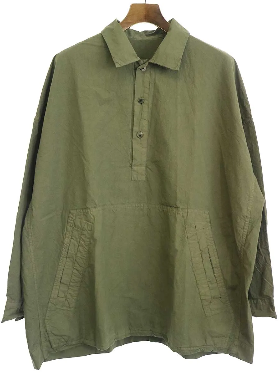 CASEY CASEY ケイシー ケイシー 21SS TEDY TOP ガーメントダイプルオーバーシャツ