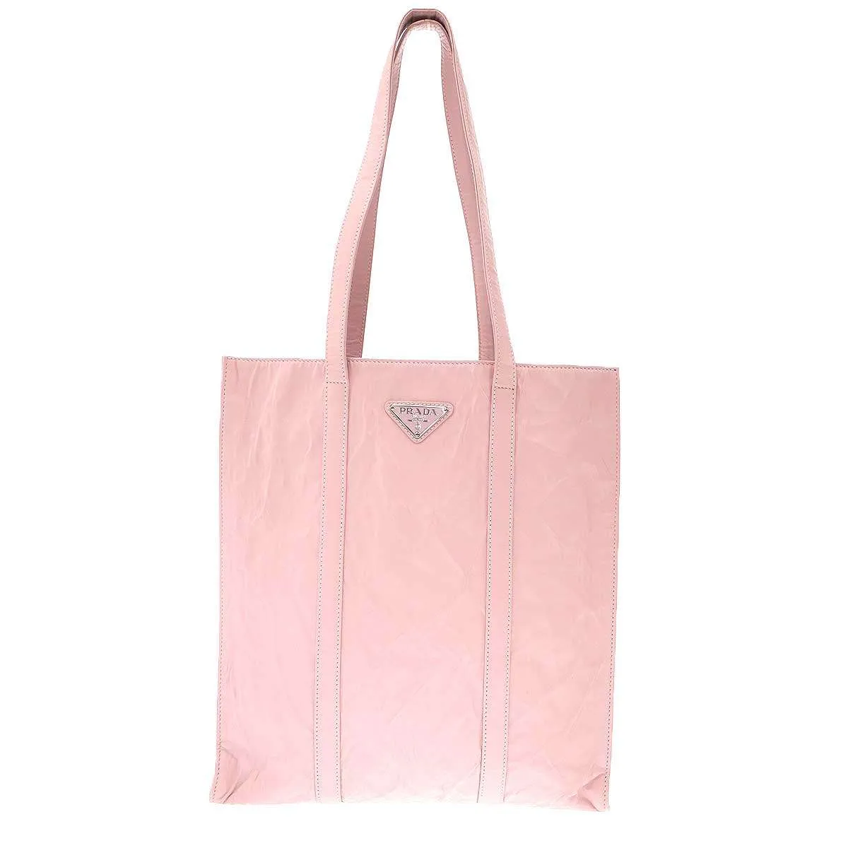 PRADA プラダ リンクル レザートートバッグ