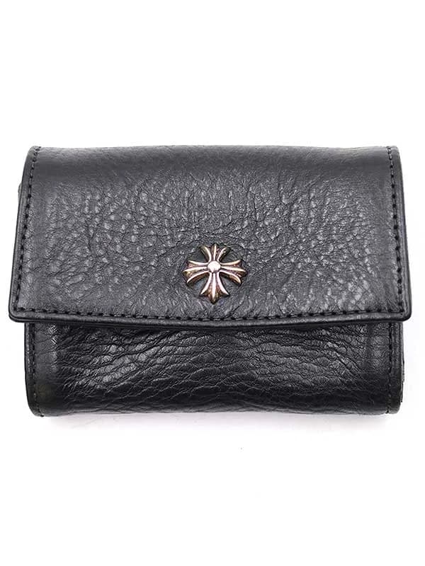 CHROME HEARTS クロムハーツ TINY WALLET CH PLUS タイニーレザーコンパクトウォレット