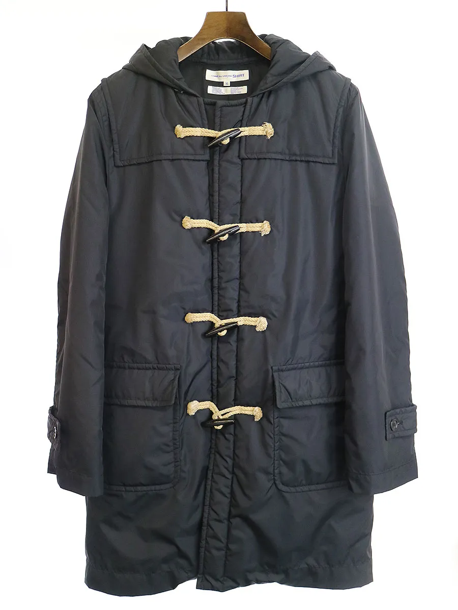 COMME des GARCONS コムデギャルソン シャツ ナイロン中綿ダッフルコート