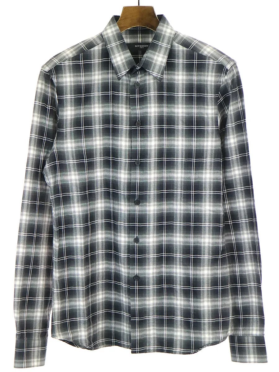 GIVENCHY ジバンシィ 12AW チェックシャツ