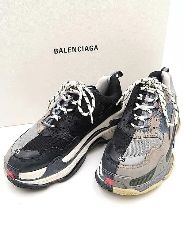 BALENCIAGA バレンシアガ Triple S トリプルエス バイカラースニーカー
