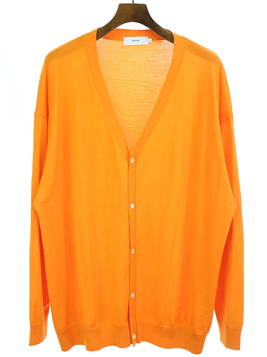 Graphpaper グラフペーパー HIGH GAUGE KNIT CARDIGAN ハイゲージニットカーディガン